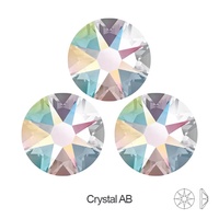 Piedras de Cristal 2088 de Alta Calidad al por Mayor, Sin Fijación en Caliente, SS20, 16 Facetas, para Vestidos de Novia