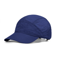 Casquette de baseball unisexe légère en polyester Bight Sun avec visière incurvée, protection solaire UV50 pour les sports de plein air et les voyages