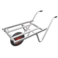 Chariot à une roue personnalisable en acier/métal, plateforme de transport pour outils, usage domestique et agricole, stockage, support OEM