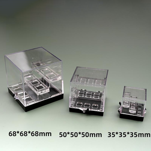 Boîte d'affichage en acrylique moderne pliable personnalisée Mingshi, écologique, avec couvercles magnétiques, support pour la publicité de vente au détail, cartes à jouer - Product Image 3