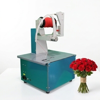 Machine de liage de cordes élastiques de bureau, machine à attacher les bandes élastiques, équipement de liage pour bouquets, bouteilles et bougies