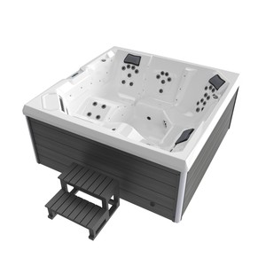 อ่างอาบน้ำร้อนแบบปลั๊กเล่นสำหรับอ่างสปากลางแจ้ง5คนพร้อมระบบอ่างอาบน้ำทำจากอะคริลิค - Product Image 5