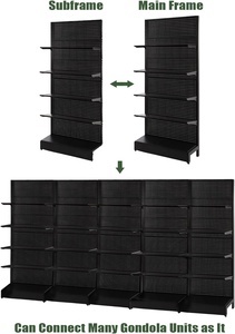 Comodi <span class=keywords><strong>negozi</strong></span> di alimentari forniture <span class=keywords><strong>per</strong></span> <span class=keywords><strong>ufficio</strong></span> di liquori pannelli a pioli a lato singolo Gondola scaffalatura a parete espositore - Product Image 6