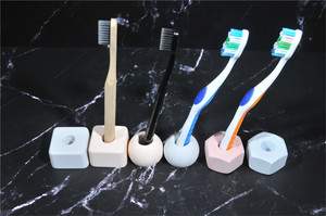 Toothbrush Holder Toothbrush Holder Simple Style Diatomite Toothbrush Holder Stand For Bathroom
