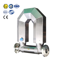 ATEX diakui 200mm Meter aliran massa Coriolis