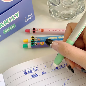 <span class=keywords><strong>Stylo</strong></span> <span class=keywords><strong>effaçable</strong></span> rétractable Umei Sunglasses Pop-Up 0,5 mm bleu, motif monstre mignon, papeterie fantaisie à <span class=keywords><strong>action</strong></span> par pression amusante - Product Image 6