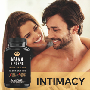 OEM Maca Negra Ginseng para Adultos, Vitalidad, Resistencia, Mejora del Sistema Inmunológico, Apoyo Hormonal, Equilibrio Hormonal, Herbal, 60 Cápsulas - Product Image 2