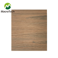 Plancher de terrasse en WPC solide co-extrudé, moderne, extérieur, haute qualité, antidérapant, brossé, facile à installer, imperméable