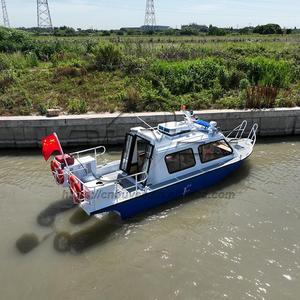 Bateau de travail polyvalent à bas prix 21.3ft 8 personnes bateau de patrouille à hélice à essence bateau de sauvetage à grande vitesse - Product Image 6