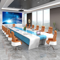 Mesa de Juntas Ajustable de Alta Gama con Puerto de Datos USB, Mesa de Conferencias de Calidad Premium, Centro de Negocios Funcional