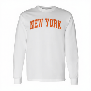 Camiseta clásica de manga larga con estampado New York Throwback - Product Image 2