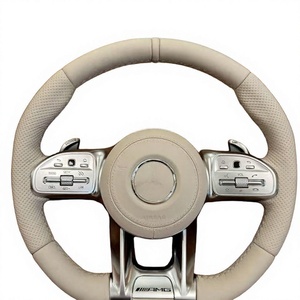 พวงมาลัยหนังสไตล์สปอร์ตสำหรับ Mercedes-Benz AMG E-Class รุ่น Dragonfly ตกแต่งด้วยคาร์บอนไฟเบอร์ Big G Leather - Product Image 3