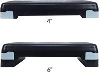 Plataforma de Step Ajustable de Plástico para Ejercicios Aeróbicos, 27 Pulgadas, Varios Colores