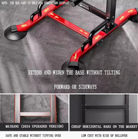 Barre de traction multifonctionnelle en acier, portable, pliable, durable et légère pour usage domestique – Tour de musculation polyvalente