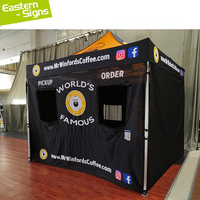 Tenda kanopi ukuran 10x10x15 10x20 tenda acara Pop up luar ruangan kustom tenda pameran dagang lipat
