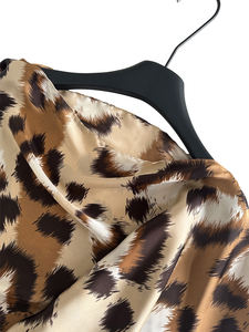 Luxe Afrikaanse designerjurk met lange mouwen, plus size, van polyester, modieus zijde-effect, voor dames, lente/zomer - Product Image 5