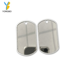 <span class=keywords><strong>Matel</strong></span> sáng bóng Dog Tag thăng hoa Logo tên tấm Vòng cổ trống số lượng lớn Dog Tags - Product Image 4