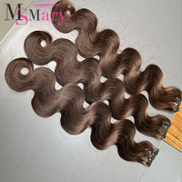 Extensiones de Cabello Humano Virgen Indio Doble Trama Rizado Pixie Marrón SDD, Cabello Grueso y Alineado de Proveedores
