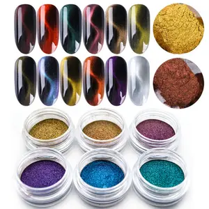 Kolortek Hot Verkoop Magnetische 5D Cat Eye Effect Pigment Voor Nagellak Uv Gel Art