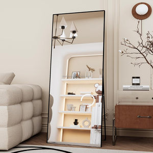 Luxo New Design Full Length Dressing Silver Mirror Grande Emoldurado Piso Decorativo Espelho para Quarto - Product Image 3