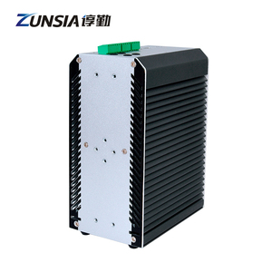 OEM Fanless Mini Pc <span class=keywords><strong>Intel</strong></span> 13th 12th Gen <span class=keywords><strong>Core</strong></span> I3 I5 <span class=keywords><strong>I7</strong></span> 2 * DDR5 2 X Lan 5 * Com CAN X86 Linux Din Rail Embedded Industrial PC Case - Product Image 4
