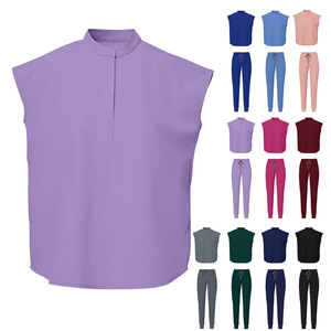 V Neck <b>Scrubs</b> Set Stretchable Feminine yet crisp cut for hospitals nurses Medical Nurses modern fit - Product Image 1