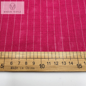 Tissu mélangé Mindun <span class=keywords><strong>Jersey</strong></span> à rayures en <span class=keywords><strong>lin</strong></span> 70/30 rayonne <span class=keywords><strong>au</strong></span> toucher doux - Product Image 2