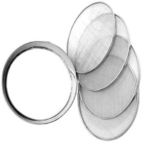 Maille tissée en acier inoxydable de 5 à 300 microns, haute résistance à la rouille, tamis de laboratoire pour tests de sol, soudage et pliage