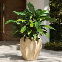 Vente directe d'usine - Pots de plantes suspendus de luxe nordiques avec pots à fleurs en argile de magnésium de grand diamètre