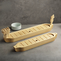Vente en gros d'équipements de restauration, plateau de service pour sashimi et sushi japonais, bateau à sushi en bois
