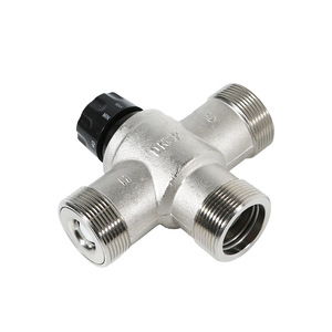 <b>Thermostatic</b> Mixing Valve DN32 DN40 Stainless Steel Solar Powered Wall Mounted Hot Cold Water <b>Control</b> - Product Image 5
