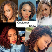 Vente en gros 12 Pouces Afro Crépus En Vrac Alignés Vierge Cheveux Humains Remy Extensions Double Vague Profonde Indien Brésilien Cuticule Perruques Brutes