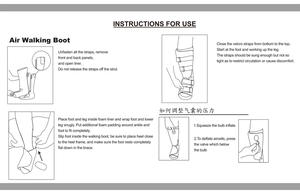 OL-WK015 ऑर्थोटिक फ्रैक्चर एयर कैम वॉकिंग बूट ऑर्थोपेडिक कैम वॉकर - Product Image 6