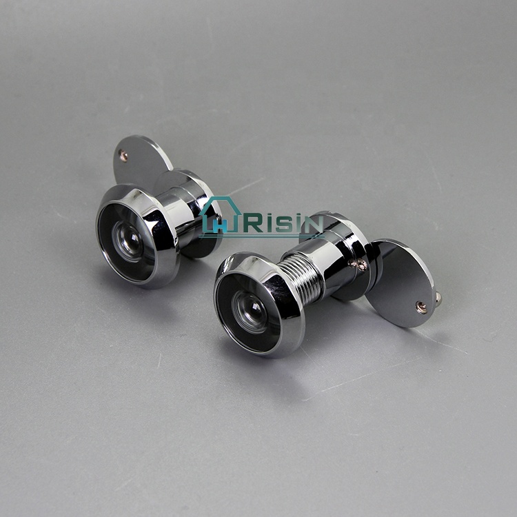 180 градусов хромированный латунный маленький дверной глазок