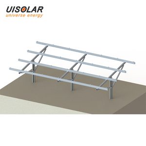 UISOLAR Hot-Selling ST2 Mount Solar Ground Rack Bracket Easy <strong>Fixed</strong> Open Field HDG Steel <strong>Post</strong> for Hot Solar System Mounting - Product Image 4