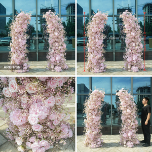 Florist Supply pink Artificial Flowers arch Decorative Background for Wedding Decoration - Product Image 3