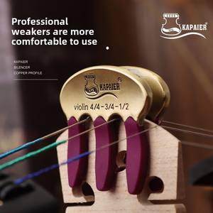 Silenciador profesional Kapaier para violín, viola, violonchelo, reducción, accesorios para violín silencioso, tipo amplificador - Product Image 6