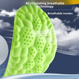 <span class=keywords><strong>Solette</strong></span> Sportive 4D Super Leggere con Cuscinetto ad Arco Completo in Gel PU, Antibatteriche, Assorbenti del Sudore, Traspiranti, Altamente Elastiche - Product Image 2