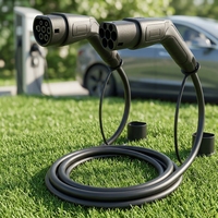 Câble de charge pour véhicule électrique 32A 7KW Type 2 vers Type 2 pour station de recharge de véhicules électriques