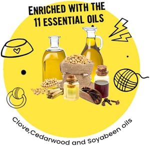 100% Naturale, Applicazione Diretta |   Trattamento preventivo contro pulci e zecche |   Arricchito con 11 oli essenziali, delicato sulla pelle - Product Image 3