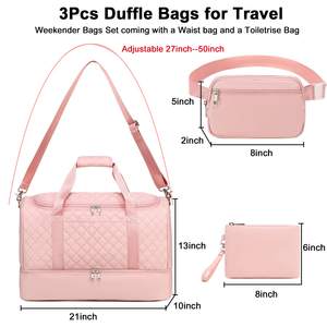 Sac de sport gratuit, sac à bandoulière de fitness, grande capacité, sac de voyage pour courte distance, sac à chaussures Source Factory - Product Image 4