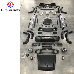 Jimny JB74 actualización a estilo G63 kit de carrocería de conjunto completo para kit de carrocería de coche viejo a nuevo parachoques delantero parachoques trasero faldones laterales parrilla capó - Product Image 3