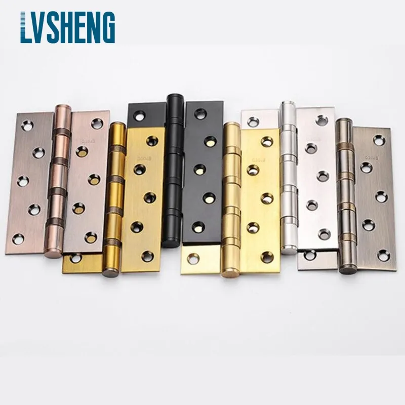 LvSheng 304 Stainless Steel iron metal window spring door hinge flush engsel pintu door hinge