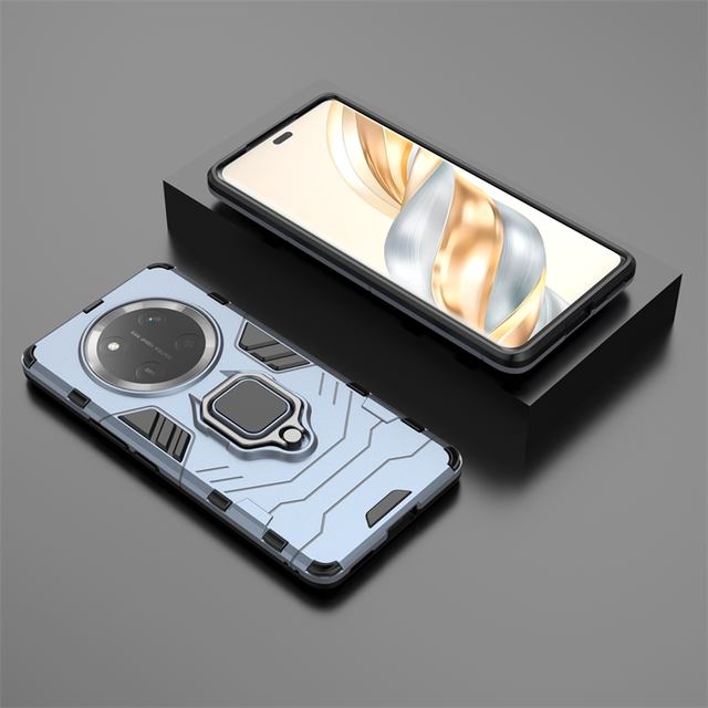 Shock Absorbing Rugged Phone Cover, TPU Inner Frame+PC Hard Backplate,Multi-Angle Ring Stand Case for OPPO Reno13/Reno13 Pro/A3x