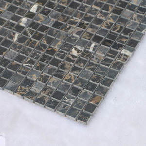 Tessere di mosaico in marmo Portoro tessere di mosaico in marmo marrone per la decorazione di pareti e pavimenti in Gomes o alberghi - Product Image 2
