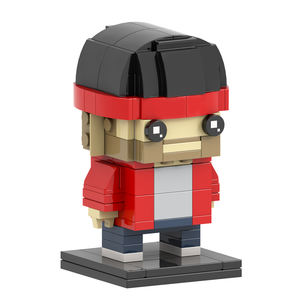 MOC7528 Jesse Pinkman 145 Uds. Ladrillos de cabeza cuadrada un personaje de <span class=keywords><strong>película</strong></span> Breaking Bad ensamblar bloques de construcción educativos juguetes para niños - Product Image 4