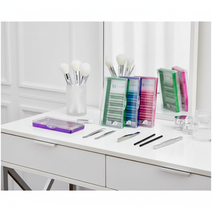 Pestañas Coloridas Meecil para OEM/ODM, Pestañas de Fibra de Grado Profesional para Salón, Paquete a Granel de Colores Mixtos - Product Image 4