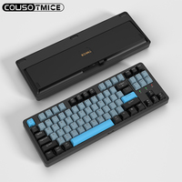 Clavier mécanique sans fil pour jeux, rétroéclairé RGB, 87 touches, avec joint remplaçable à chaud, Bluetooth tri-mode, fourni directement par l'usine OEM