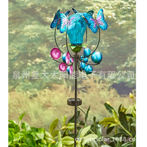 ไฟสวนพลังงานแสงอาทิตย์ หลอดไฟ LED ตกแต่งสวนเหล็กดัด ทนน้ำ รับประกัน 2 ปี - Product Image 3