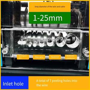 Machine automatique de découpe et de dénudage de câbles électroniques par induction pour le recyclage du cuivre de rebut - Product Image 4